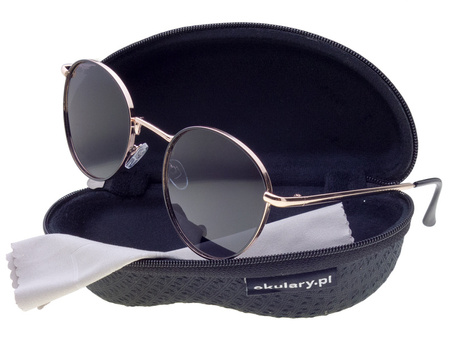 Okulary przeciwsłoneczne polaryzacyjne kujonki POLARISS POL 1003 CZ