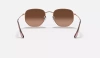 Okulary przeciwsłoneczne RAY-BAN HEXAGONAL RB3548N 9069A5