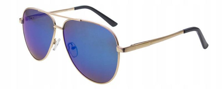 Okulary przeciwsłoneczne polaryzacyjne pilotki lustrzanki POLARISS - POL 868 N