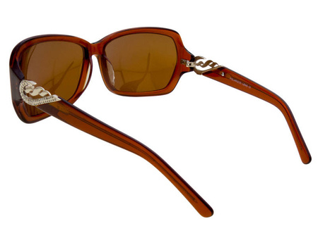 Goya G 210 BR - Okulary przeciwsłoneczne z filtrem polaryzacyjnym brązowe muchy