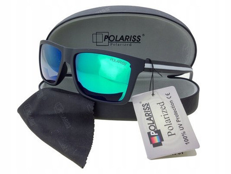 Polariss 821 Z - Okulary przeciwsłoneczne unisex polaryzacyjne zielone