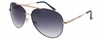 Damskie okulary przeciwsłoneczne pilotki aviator JOKER - JR 4339 CZ