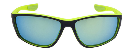 Męskie okulary przeciwsłoneczne polaryzacyjne sportowe lustrzanki DESSOTO - DES 403 ZOL