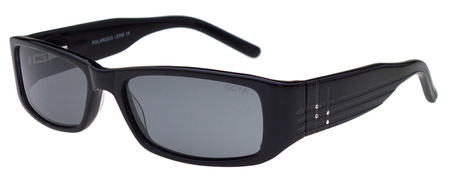 Czarne damskie okulary przeciwsłoneczne z filtrem polaryzacyjnym - Goya G 164 CZ