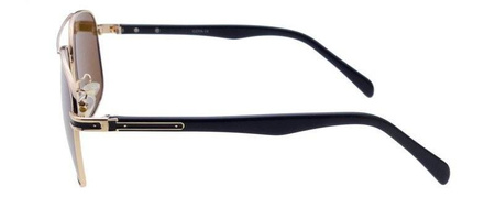 Goya G 8018 BR - Okulary przeciwsłoneczne z filtrem polaryzacyjnym unisex metalowe brązowe