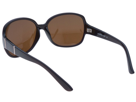Goya G 195 BR - Brązowe okulary przeciwsłoneczne muchy duże z filtrem polaryzacyjnym