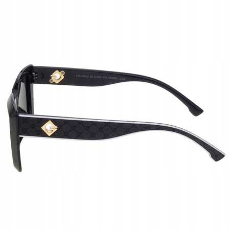 Okulary przeciwsłoneczne polaryzacyjne kocie, muchy POL 1060 CZ