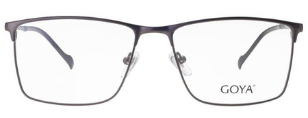 Goya G 1478 C2 - Męskie okulary prostokątne korekcyjne metalowe czarne