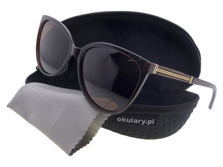 Damskie okulary przeciwsłoneczne polaryzacyjne POLARISS POL 918 BR