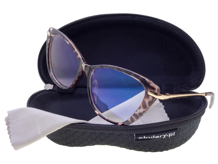 Damskie okulary z filtrem blue light do komputera POLARISS - POL 215 ZX