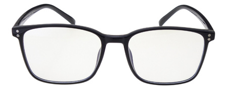 Okulary zerówki nerdy kujonki z filtrem blue light do komputera POLARISS 211 CZ TR90