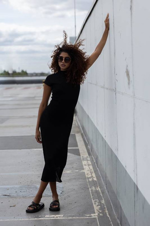 Dessoto 351 BR - Damskie okulary przeciwsłoneczne polaryzacyjne kocie brązowe