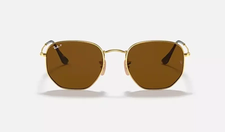 Okulary przeciwsłoneczne RAY-BAN z filtrem polaryzacyjnym HEXAGONAL RB3548N 001/57