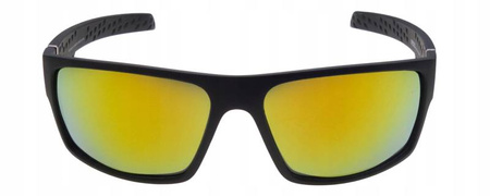 Męskie okulary przeciwsłoneczne polaryzacyjne lustrzanki pomarańczowe POLARISS - POL 793 L