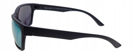 Męskie okulary przeciwsłoneczne polaryzacyjne lustrzanki POLARISS - POL 795 ZOL