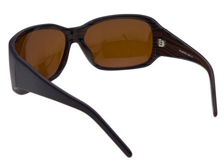 Brązowe damskie okulary przeciwsłoneczne z filtrem polaryzacyjnym - Goya G 171 BR