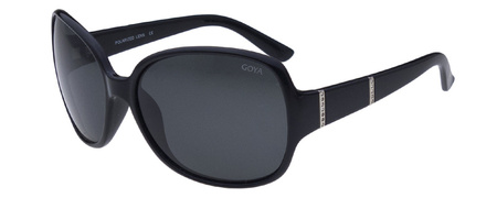 Goya G 195 CZ - Czarne okulary przeciwsłoneczne muchy duże z filtrem polaryzacyjnym