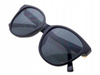 Damskie czarne okulary przeciwsłoneczne kocie oczy JOKER - JR 4409 CZ