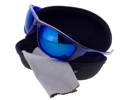 Męskie okulary przeciwsłoneczne polaryzacyjne dla sportowców lustrzanki POLARISS POL 946 N