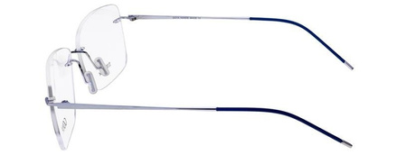 Goya G 96302 C3 - Męskie okulary korekcyjne metalowe prostokątne niebieskie