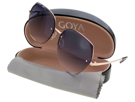 Damskie duże okulary przeciwsłoneczne GOYA - G 7140 GR