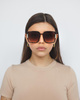 Damskie okulary przeciwsłoneczne JOKER - JR 4537 BR