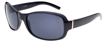 Dessoto 334 CZ - Damskie okulary przeciwsłoneczne polaryzacyjne czarne