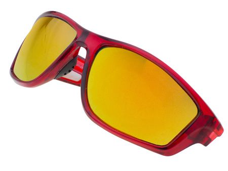 Męskie okulary przeciwsłoneczne polaryzacyjne dla sportowców lustrzanki POLARISS POL 946 C