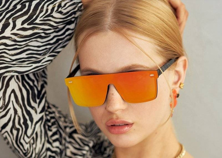 Polariss 809 P - Okulary przeciwsłoneczne unisex polaryzacyjne pomarańczowe