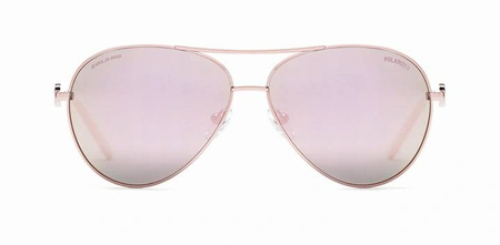 SOLANO SS 10336 B - damskie okulary przeciwsłoneczne pilotki aviatory różowe