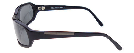 Czarne małe damskie okulary przeciwsłoneczne z filtrem polaryzacyjnym - Goya G 154 CZ