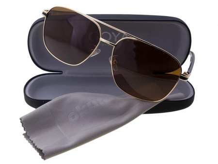 Goya G 8018 BR - Okulary przeciwsłoneczne z filtrem polaryzacyjnym unisex metalowe brązowe