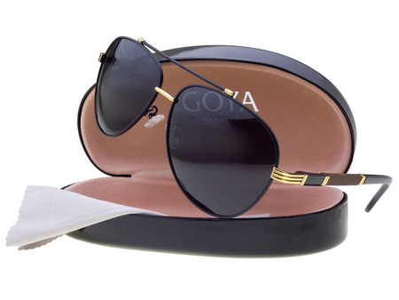 Okulary przeciwsłoneczne polaryzacyjne dla kierowców PILOTKI GOYA - G 21611 CZ