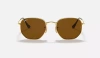 Okulary przeciwsłoneczne RAY-BAN z filtrem polaryzacyjnym HEXAGONAL RB3548N 001/57