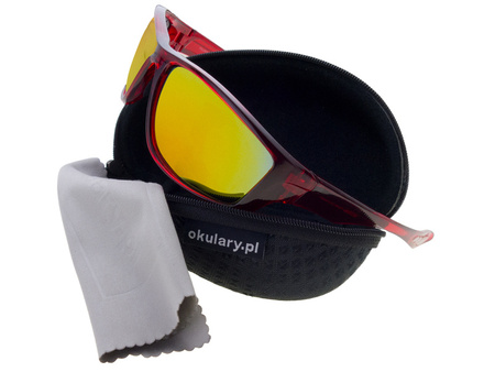 Męskie okulary przeciwsłoneczne polaryzacyjne dla sportowców lustrzanki POLARISS POL 946 C