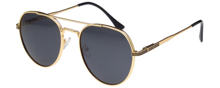 Okulary przeciwsłoneczne polaryzacyjne aviator POLARISS POL 1001 CZ