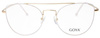 Goya G 94402 C2 - Damskie okulary korekcyjne metalowe kocie białe