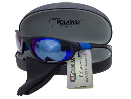 Męskie okulary przeciwsłoneczne polaryzacyjne dla sportowców lustrzanki POLARISS POL 944 N