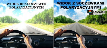 Polariss 817 CZ - Okulary przeciwsłoneczne unisex metalowe polaryzacyjne pilotki czarne