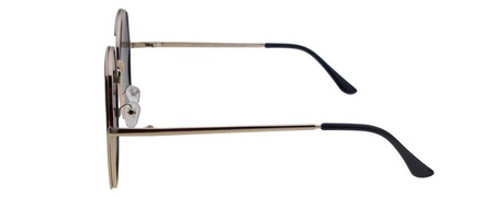 Polariss 865 CZ - Damskie duże okulary przeciwsłoneczne polaryzacyjne muchy czarne