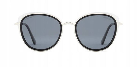 SOLANO SS 10391 C - damskie okulary przeciwsłoneczne kocie czarne