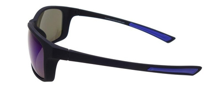 Polariss 877 N - Męskie sportowe okulary przeciwsłoneczne polaryzacyjne niebieskie lustrzanki