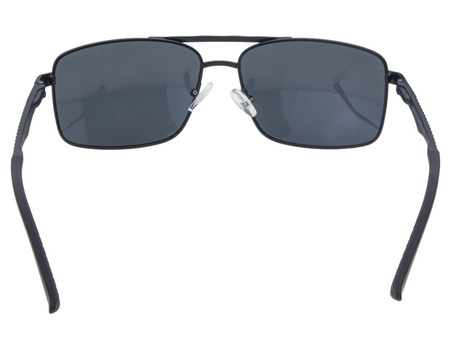 Czarne okulary przeciwsłoneczne polaryzacyjne dla kierowców GOYA - G 55016 CZ aluminium