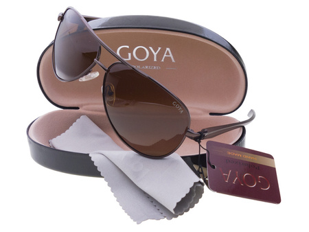 Okulary przeciwsłoneczne polaryzacyjne dla kierowców GOYA - G 199 BR aluminium