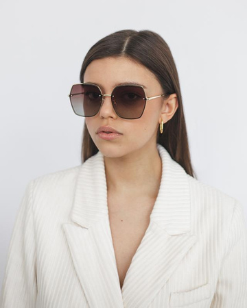 Okulary przeciwsłoneczne polaryzacyjne damskie - POL 929 BR