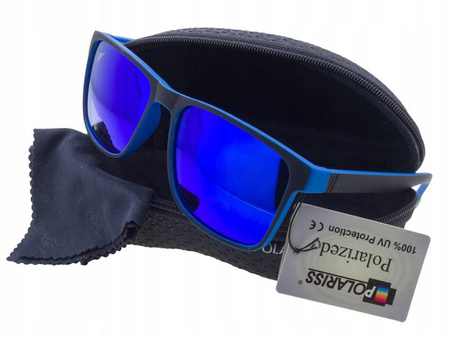 Okulary przeciwsłoneczne polaryzacyjne lustrzanki nerdy POLARISS - POL 872 N