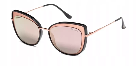 SOLANO SS 10393 B - damskie okulary przeciwsłoneczne kocie różowe