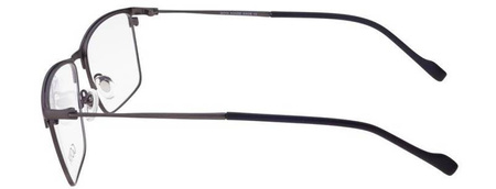 Goya G 1478 C2 - Męskie okulary prostokątne korekcyjne metalowe czarne