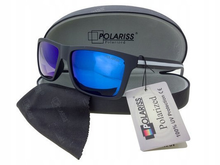 Polariss 821 N - Okulary przeciwsłoneczne unisex polaryzacyjne niebieskie