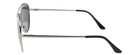 Okulary przeciwsłoneczne polaryzacyjne unisex dla kierowców srebrne lustrzanki pilotki DESSOTO - DES 396 S